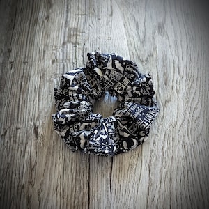 Spooky Scrunchie | Scrunchie Hair Tie | Halloween Scrunchie | Fall Scrunchie Gifts | Spooky Bachelorette Gift | Halloween Party Swag |