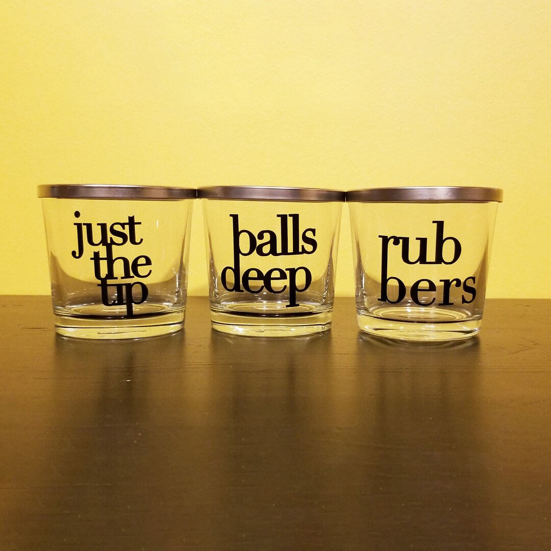 Glass Bathroom Jars With Sayings - Etsy