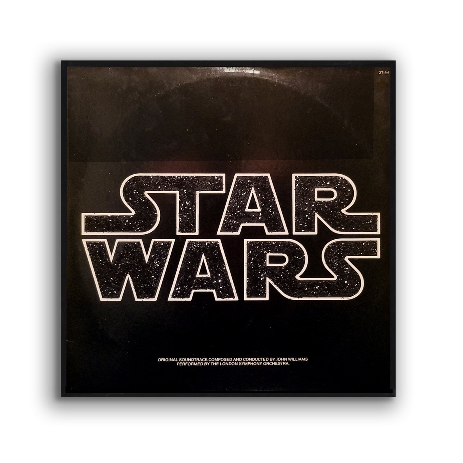 Glittered Vintage Star Wars Album Cover Original Motion Picture