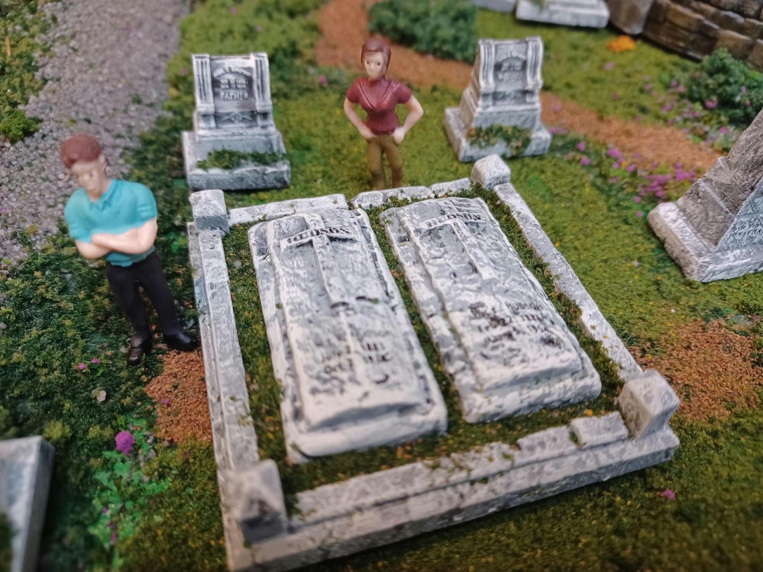 O Scale / Church Graveyard / 1:48 / Cemetery / Hudson Hip Tombs / Model ...