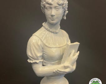1/12, 1/6, 1/4 -- Jane Austen Miniature Büsten -- Puppenhaus, Puppen & Diorama Akzent