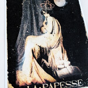 Impression de carte de tarot de grande prêtresse La Papesse Décor de tarot gothique Art des arcanes majeurs image 4