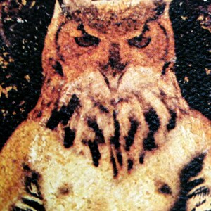 Wall Art Art print Bestialities: The Owl Witch Pagan Totem Animal Tribe Art image 4