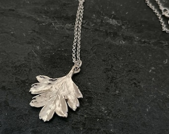 Hawthorn jewelry | Etsy Coast Poly Silver Leaf with Crystal