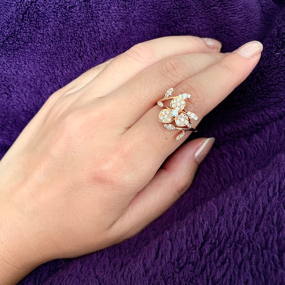 Orchid engagement ring deals