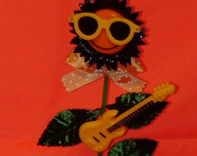 Vintage 80's Takara Rock' N Flowers Dancing Flower Toy Works 1988 Etsy