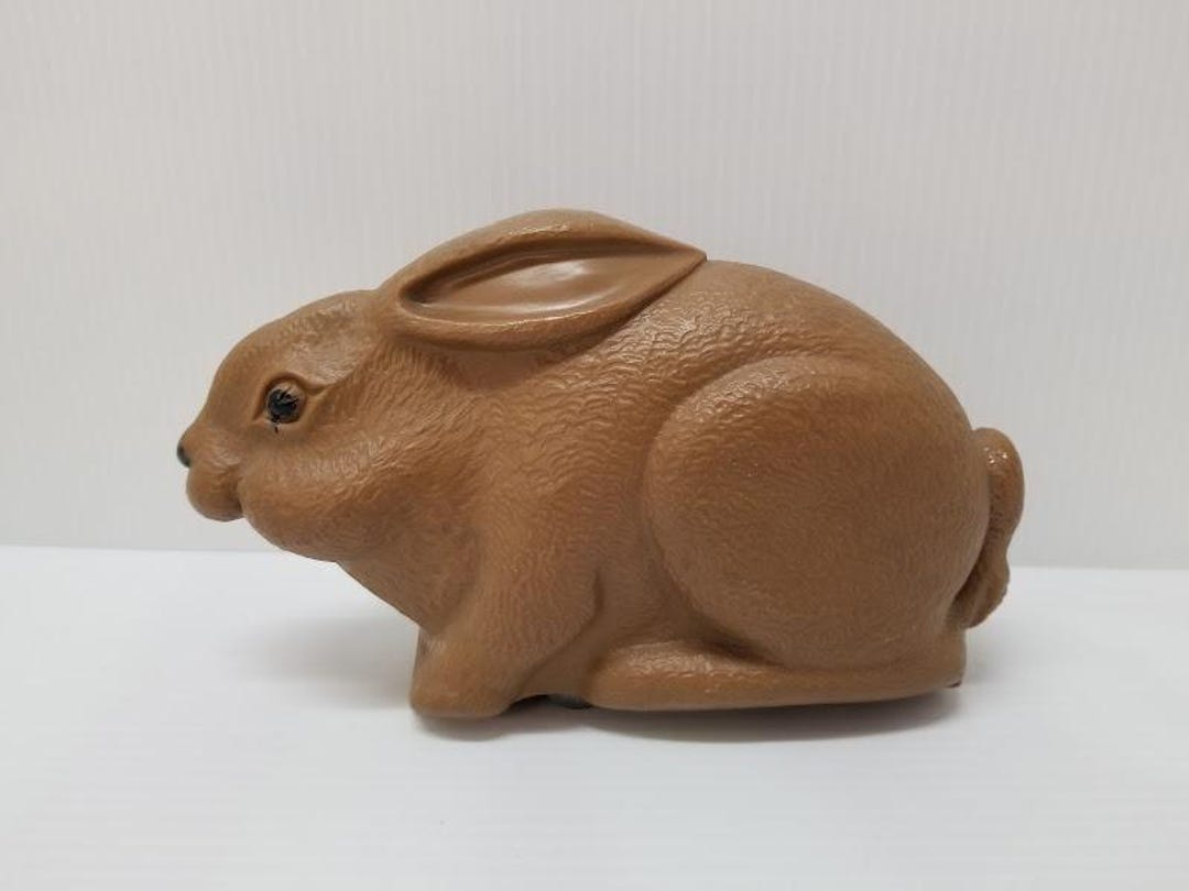 Marx Rabbit Hunt Vintage Marx Wind up Blow Mold Bunny Rabbit From the