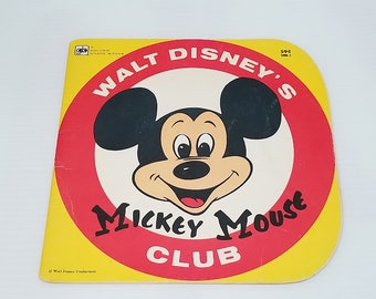 Vintage "Walt Disney's Mickey Mouse Club" Children's Book! 1980! Mickey Mouse!
