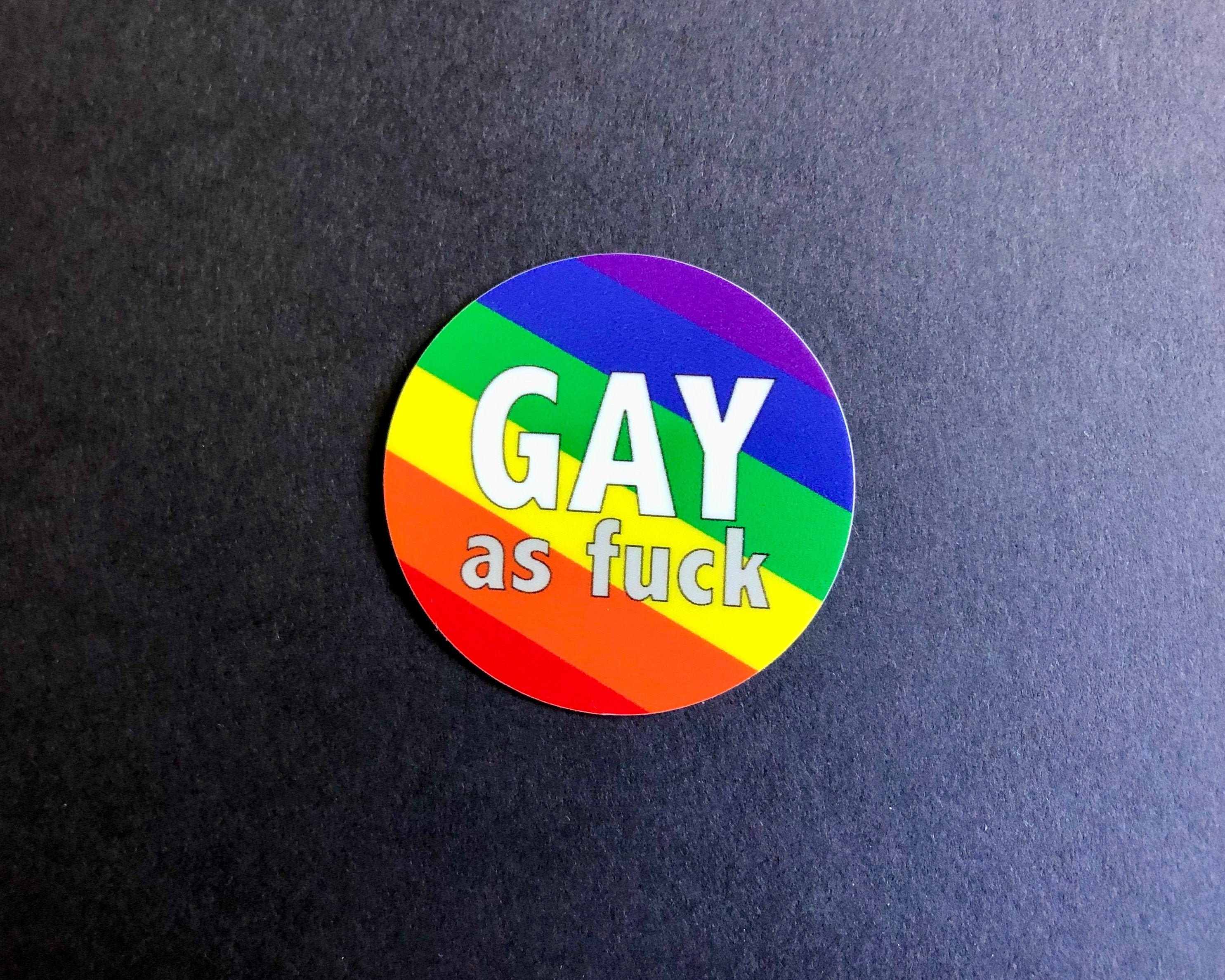 Gay AF Sticker Pride Sticker 1.75 inch sticker vinyl Etsy