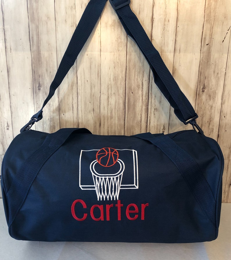 embroidered basketball bags