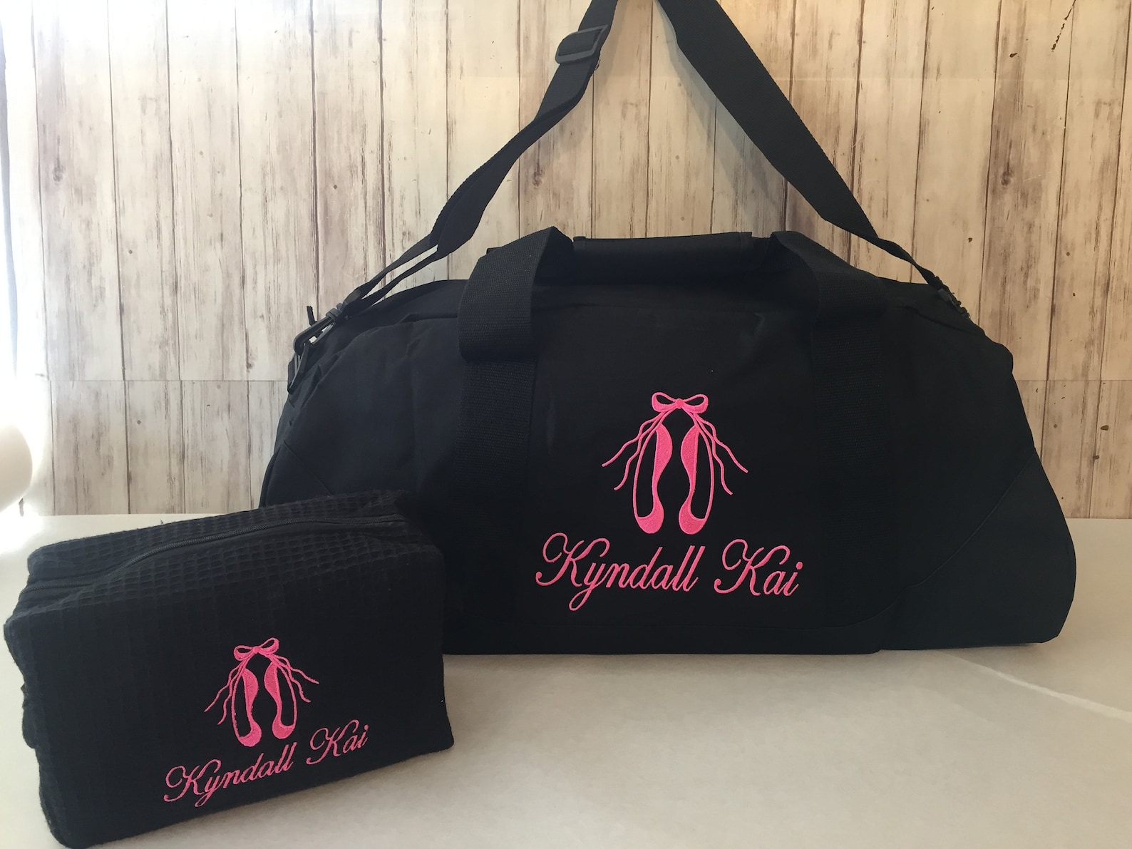 duffle bag/personalized duffle bag /ballet bag/ dance duffle/ ballerina duffle/ girls ballet bag set/ballet shoes duffel