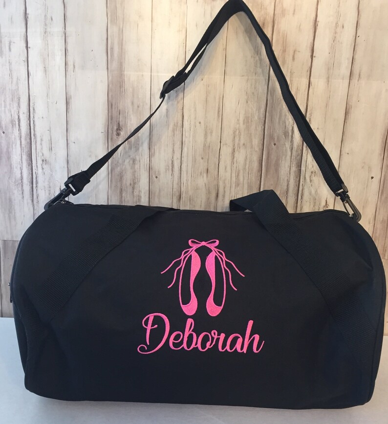 ballet duffle bag personalized