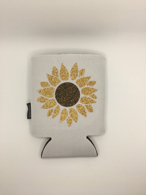Sunflower Can Cozy Personalized