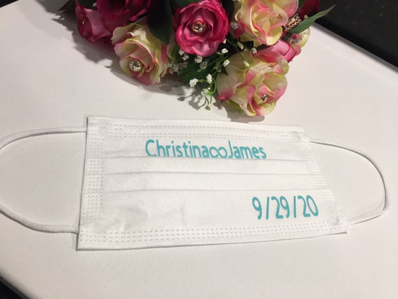 Wedding Guest Face Masks-Set of 25
