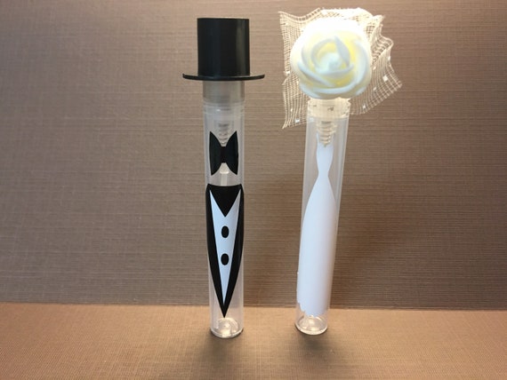 Bride and Groom Spray Bottles