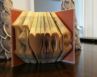 Book Folding Pattern - Home with Heart