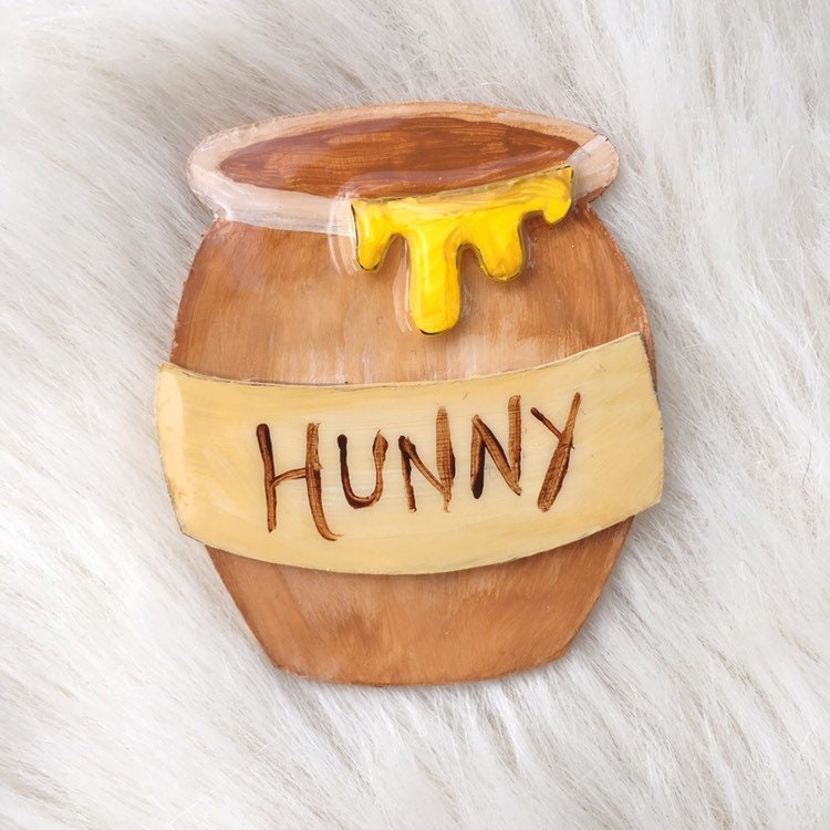 Winnie The Pooh Honey Pot Brooch Etsy