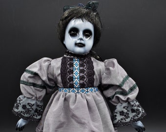 Bruna 16" OOAK Porcelain Horror Doll