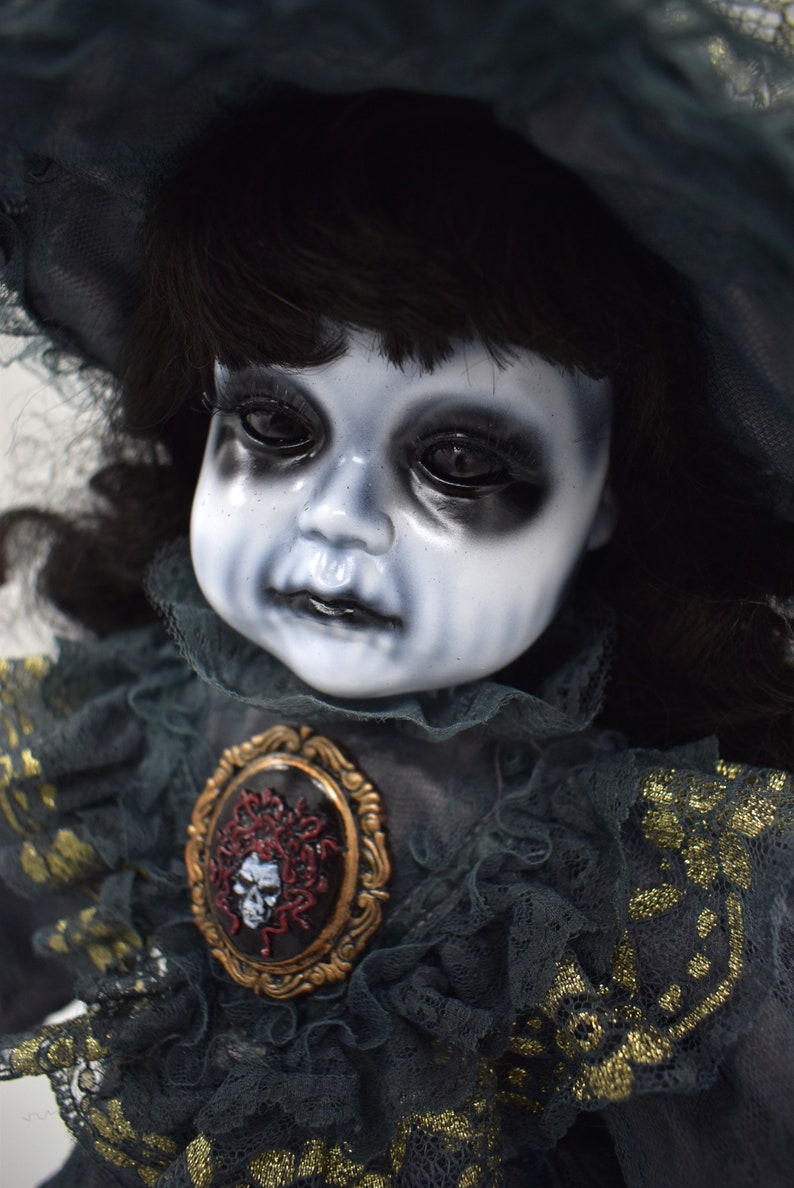 Badra 23 OOAK Porcelain Horror Doll image 3