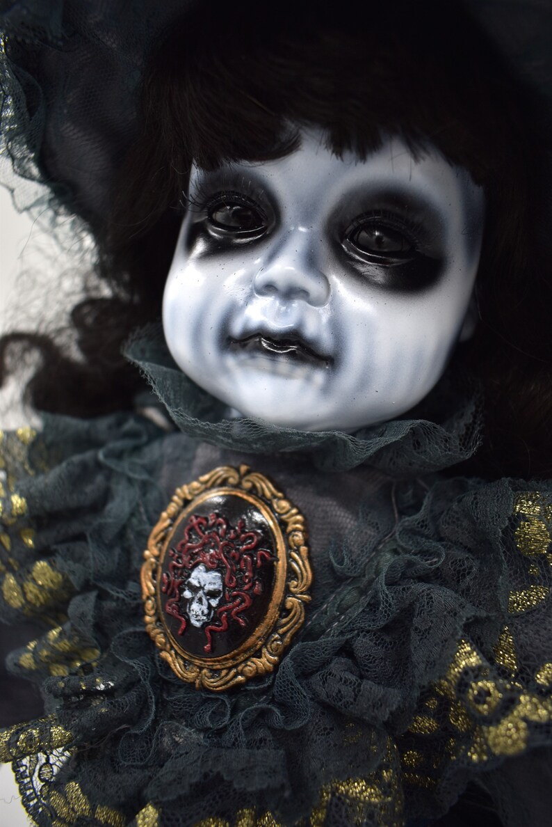 Badra 23 OOAK Porcelain Horror Doll image 5