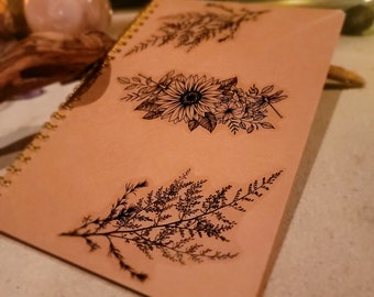 Flower notepad