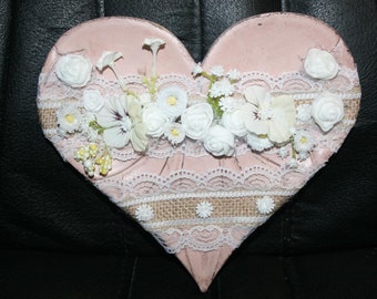 Deko Herz Shabby Chic