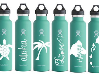 Hawaiian Vinyl Decals for Hydroflasks, Cars, and More!