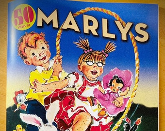 50 Ansichten von MARLYS zum Ausmalen! Old-School-Malbuch von LYNDA BARRY! Unterzeichnet! Im Angebot 15 % Rabatt! Spendenaktion!