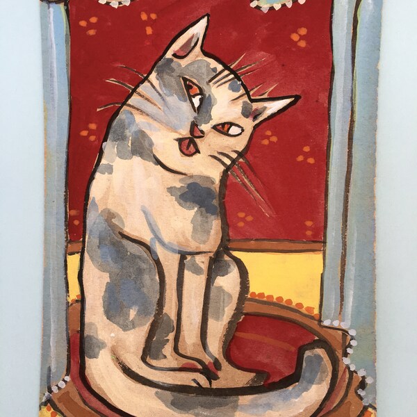 Spotted Bail Cat sees the situation and is here to help.