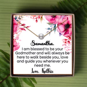 Goddaughter Birthday Gift |  Goddaughter Necklace | Goddaughter Graduation |  Goddaughter Gift From Godmother | Goddaughter Gift