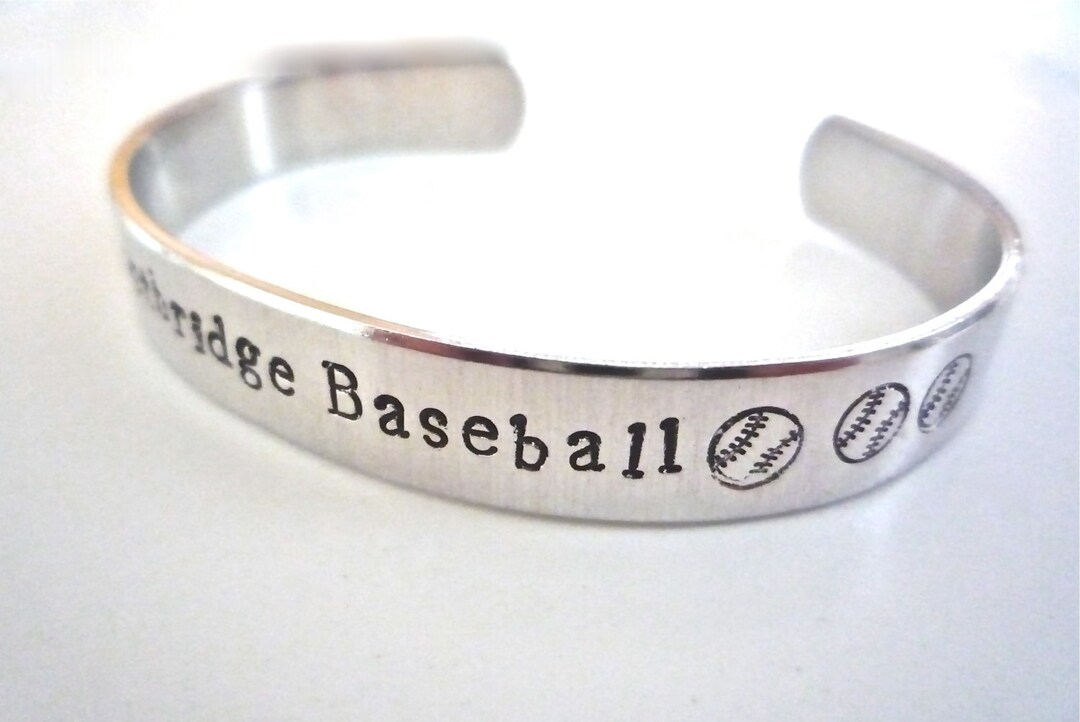 High School Sports Team Jewelrymothers Day Gift Baseball Etsy