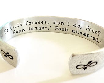 Winnie the Pooh inspired gift | friendship bracelet |  Mother's Day Gift | best friend gift |  mother daughter gift | cousin gift