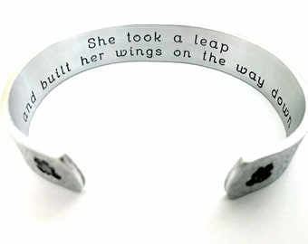 Graduation Gift,  Promotion Gift, Best Grad Gift, Graduation Present, Class of 2024,Personalized Cuff, Custom Bracelet, by Thesilverswing