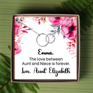 Niece Gift from Aunt | Niece Necklace | Niece Jewelry Gift | Niece Gift | Niece Birthday Gift | Niece Valentine&#39;s Day Gift