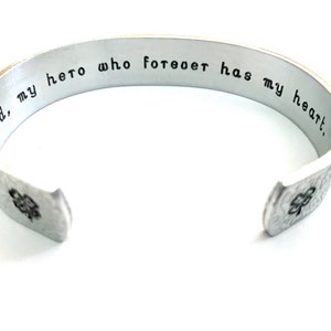 Memorial Gift, Memorial Bracelet, Gift for the loss of a loved one, Sympathy Gift, Loss of Mother/Sister/Father Gift by thesilverswing
