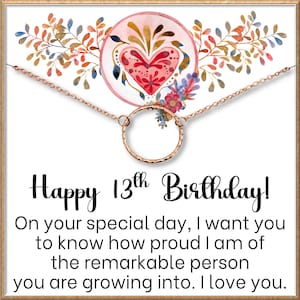 13e anniversaire de sa petite-fille | Cadeau de 13e anniversaire | Cadeau 13e anniversaire fille | Cadeau de 13e anniversaire de petite-fille | Cadeaux pour 13e anniversaire