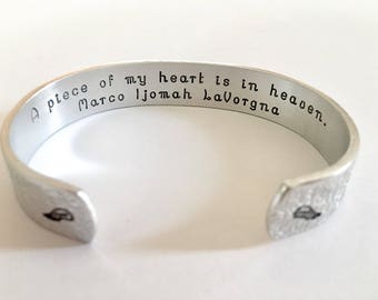 Memorial bracelet, loss of loved one gift, custom bracelet, Friend Gift-Custom Bracelet, Memorial Bracelet, Angel Bracelet