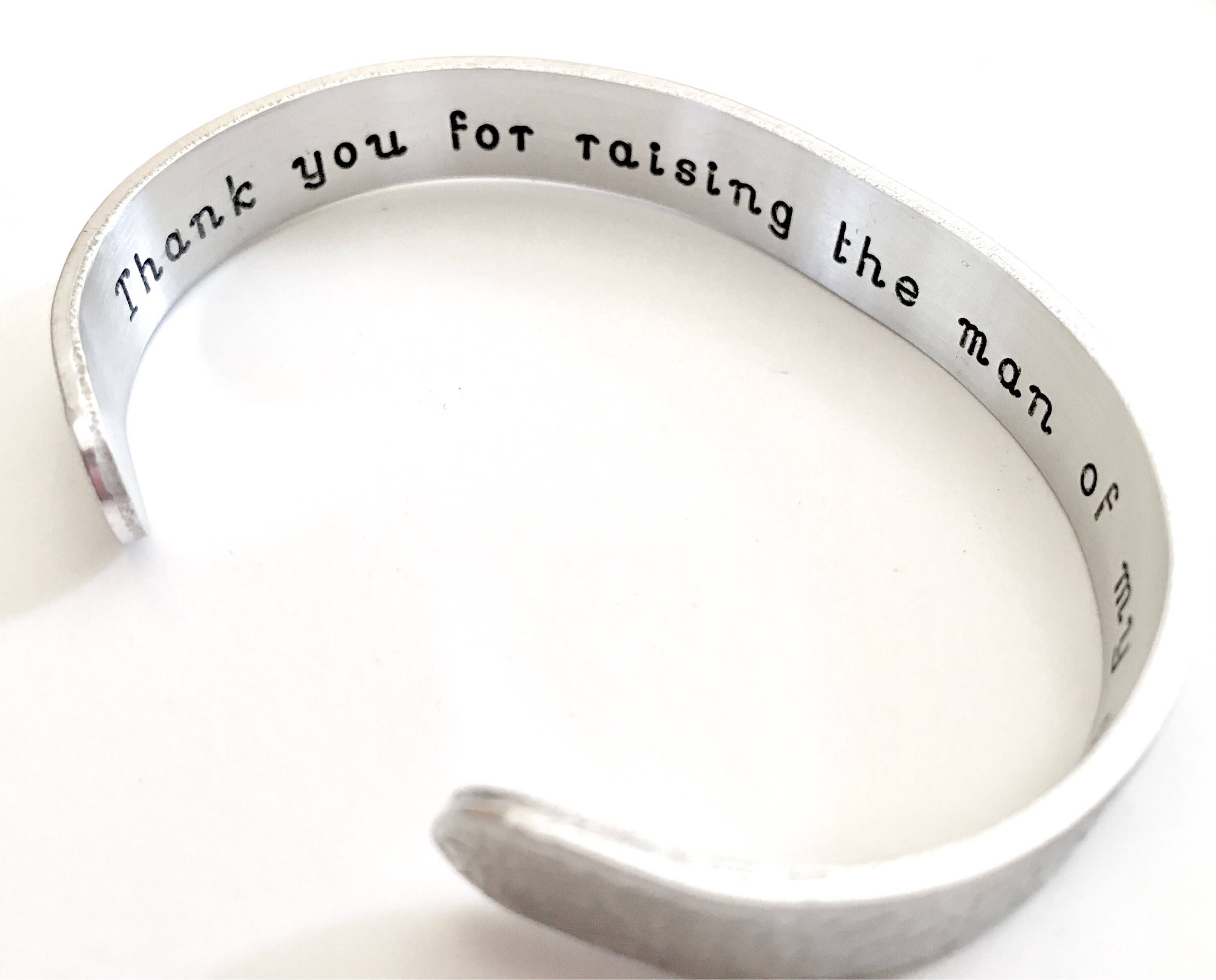 Wedding Mother of Groom Thank you for raising the man of my dreams Bracelet Wedding Mother of Groom Thank you for raising the man of my dreams Bracelet
