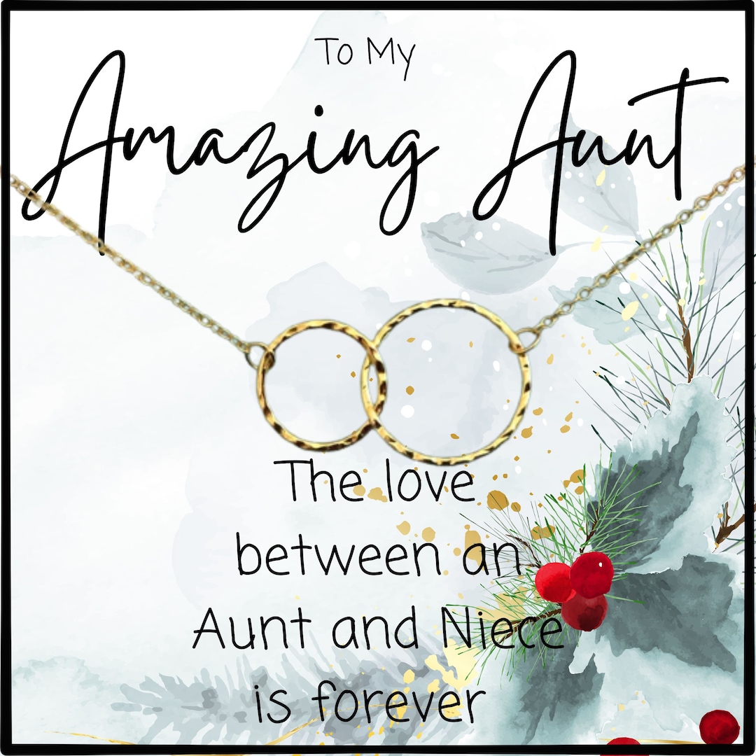 Gift for Aunt, Aunt Christmas Gift, Gift to Aunt From Niece, Best Aunt