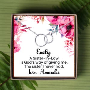 Sister-In-Law Gift | Sister-In-Law | Sister-In-Law Valentine's Day Gift | Sister In Law Birthday | Bonus Sister Gift | Sisters by Marriage