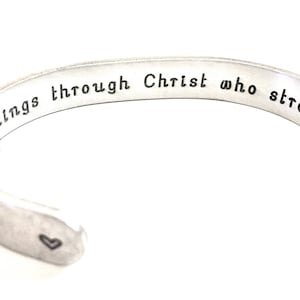 I can do all things through Christ who strengthens me  Philippians 4:13  Daughter Encouragement Gift | Goddaughter Birthday Gift |