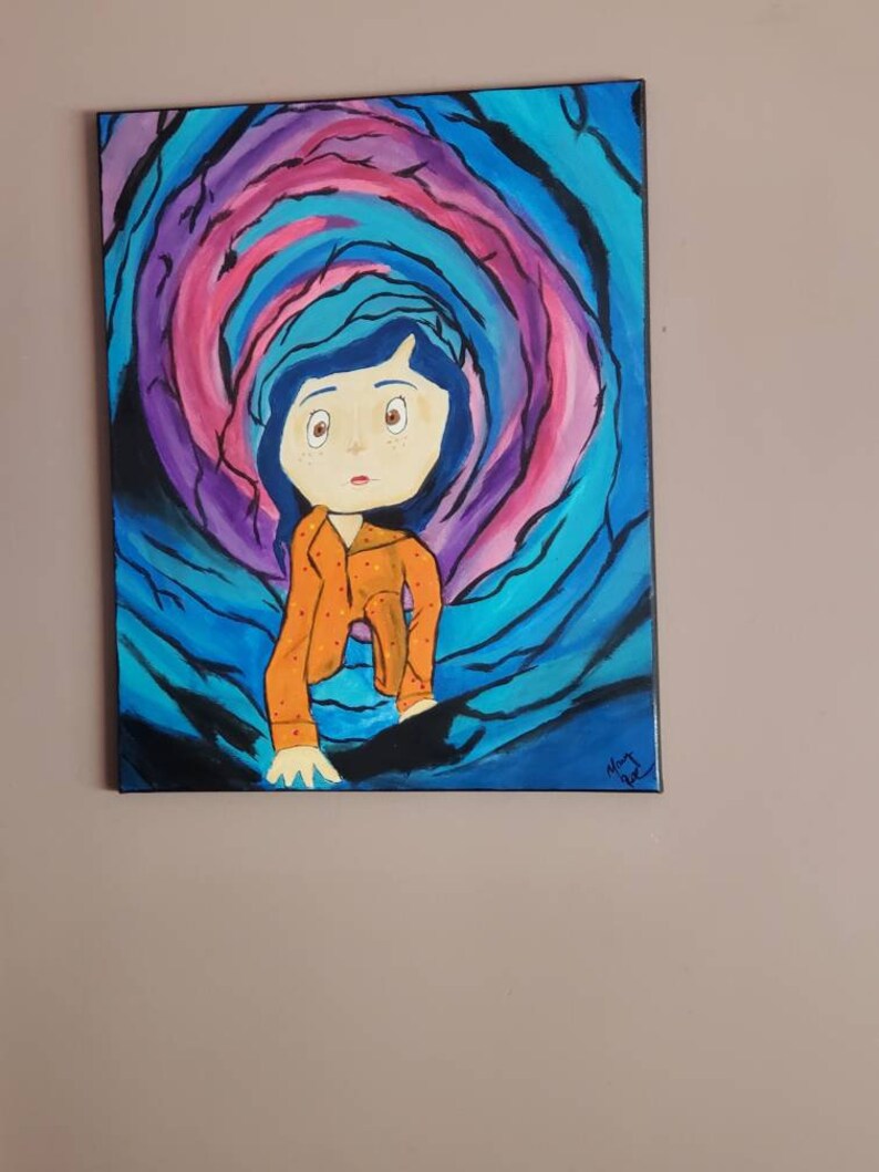 coraline glow in the dark house mini backpack