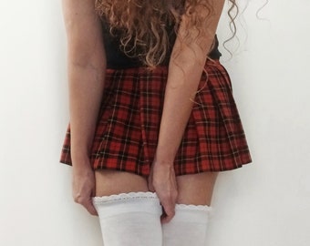Lace Over the Knee Socks with Ruffles: Womens Knitted Boot Socks in White, Grey, and Black, Gift for Her