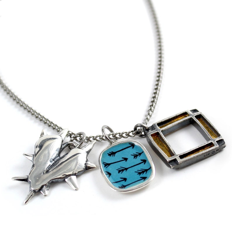 Window To My Heart Talisman With 激安正規品 Three Long Necklace