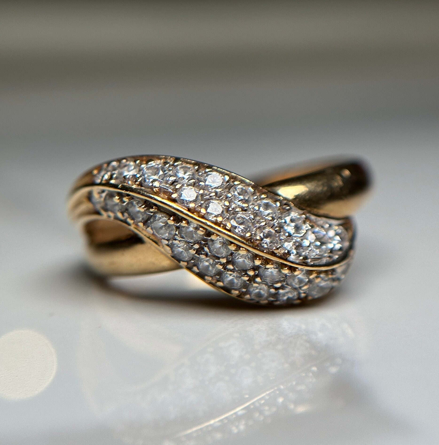 10k Cz Ring - Etsy Canada