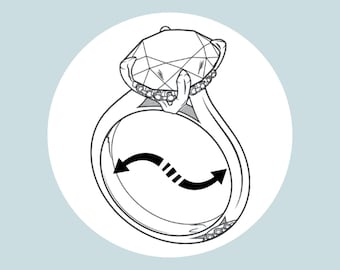 Ring Resizing Service - Made to Order, Add This Item To Your Ring Purchase