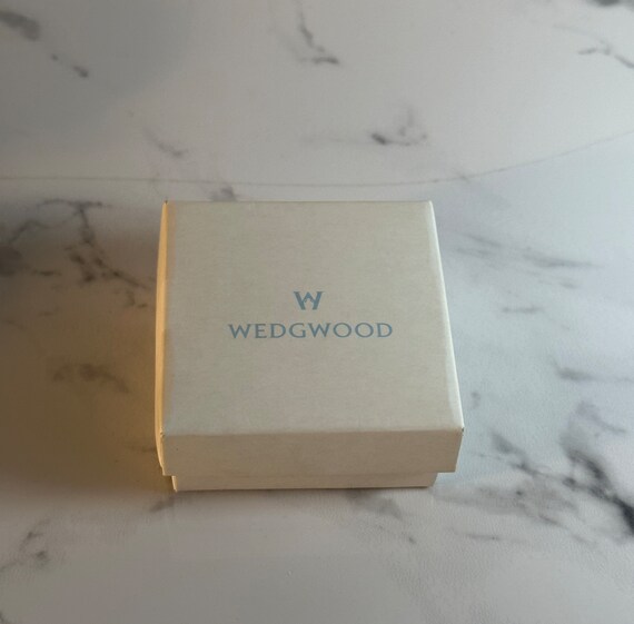Vintage Wedgewood Heart Pin, Blue Jasper Wedgwood… - image 6
