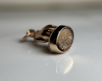 50-60's デンマーク製 BH 人魚姫 チャーム 北欧ヴィンテージ 925 Vintage BH Denmark Gold Charm, Bernhard Hertz Figure of Woman