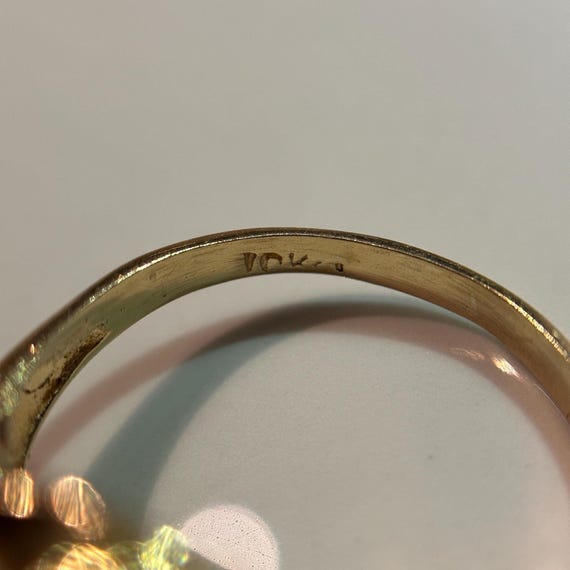 Solid 10KT Gold Dolphin Wrap Ring, Large Statemen… - image 7