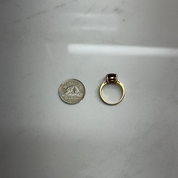 Vibrant 6.05ct Ruby Ring, Solid 14KT Yellow Gold … - image 15